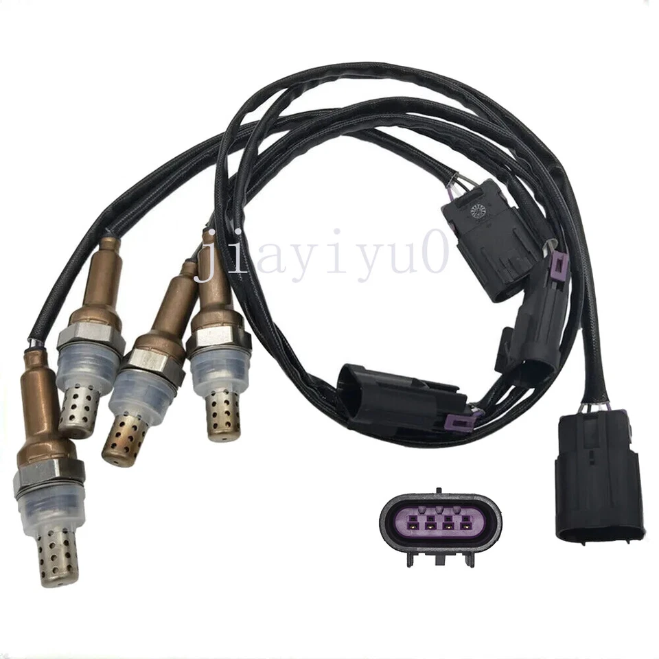 Sensor de oxígeno O2 1&2 4 piezas para Hyundai Genesis 2009 2010 2011 3,8 L V6 delantero + trasero Foto 1 de 4