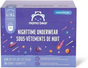 Mama Bear Girl's Nighttime Underwear Size L/XL 100+ lbs 38 Ct. ABDL - Picture 1 of 6