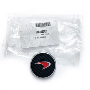 Tapacubos 1XMclaren 650S MP-12C rojo fibra de carbono OEM 11B1650CP - Imagen 1 de 3