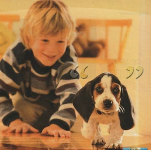 Printed ad 2004 10 ½ x 8 Purina Puppy Chow Beagle Hound Puppy little boy - Picture 1 of 7