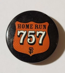 Barry Bonds Home Run 757 San Francisco SF Giant Collectible Pin - Picture 1 of 4
