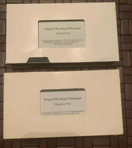VHS - King of the Royal Mounted - 2 tapes - 22 Episodes - Picture 1 of 3