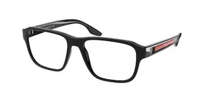 NEW Prada Linea Rossa 04NV Eyeglasses 1AB1O1 Black 100% AUTHENTIC - Picture 1 of 1