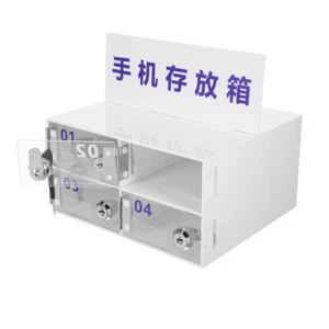  Mobile Phone Cabinet Staff Acrylic Organizer Classroom Cell Holder - Zdjęcie 1 z 12