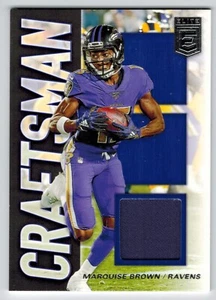 MARQUISE "HOLLYWOOD" BROWN 2020 Donruss Elite PLAYER-WORN MATERIAL #CJ-MB - Picture 1 of 2