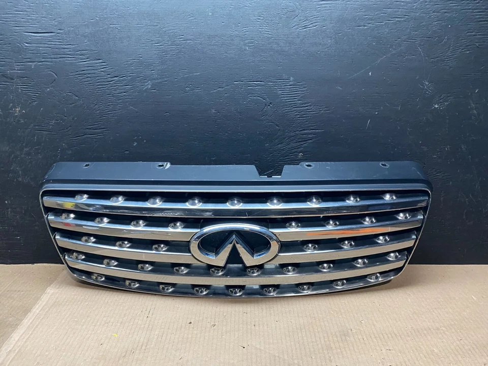 2003 2004 2005 Infiniti FX35 Grill Grille W/ Emblem Oem E4549 DG1 - Image 1 of 4