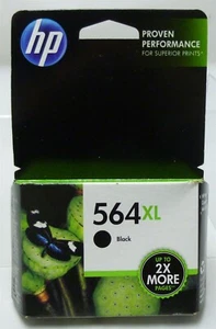 HP Genuine 564XL Black Ink Cartridge OEM Exp 12/2014 NEW Sealed - Picture 1 of 2