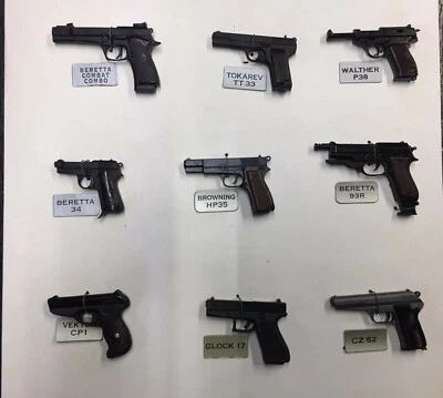  n 9 Pistole da collezione Modellino scala 1 :2,5 in Ferro - Immagine 1 di 4