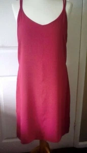 Hot pink sheath dress size 16 - Picture 1 of 3