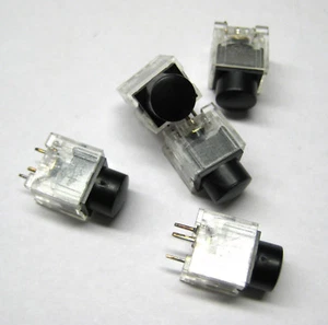 5 Stück Taster schwarz 10 x 9 mm (M3790) - Picture 1 of 4