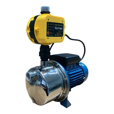 Elettropompa Autoadescante 1,5 HP Acciaio INOX Pompa con Presscontrol Autoclave - Image 1 of 4