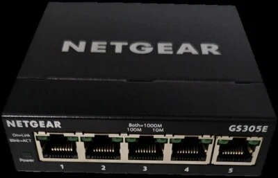 NETGEAR Business   5-Port Gigabit Ethernet Smart Managed Plus Switch - Image 1 of 4
