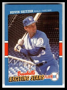 1988 Fleer Baseball's Exciting Stars #36 Kevin Seitzer - Picture 1 of 2