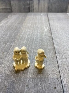 Dept 56 Snowbabies TWINKLE LITTLE STARS 2pc Miniature Pewter Figurine 7621 - 0 - Picture 1 of 5