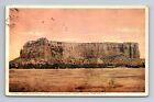 Sandstone Butte Mesa Encantada Near Laguna New Mexico Fred Harvey Postcard C1930
