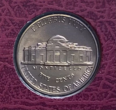 1994-P Jefferson Nickel Specimen! Rare Matte Finish - ONLY 25,000 MADE     #7401 - Image 1 of 3