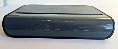 Belkin Wireless G Modem Router F5D7634-4A-H V2, 4 Port ADSL2+, WPA2 - Image 1 of 4