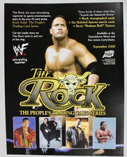 2000 Comic Images WWF The Rock The Peoples Trading Cards Promo Sell Sheet