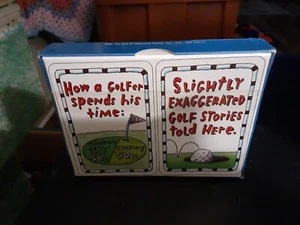 Excellent Condition! Shoebox Greetings Playing Cards Golf Themed Humor with box - Picture 1 of 3