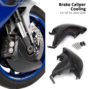 Cubierta lateral del conducto de aire del enfriador de disco de freno ABS negra para motocicleta YAMAHA YZF R1 - Imagen 1 de 14