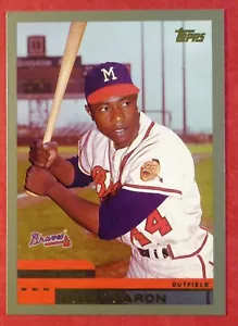 2000 Topps Hank Aaron #44 (Braves) quasi nuovo + - Foto 1 di 2