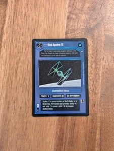 Star Wars CCG - SWCCG - Black Squadron Tie Foil - EX Cond - Picture 1 of 1
