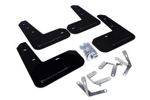 Rally Armor FITS 13-17 Subaru BRZ / Scion FR-S Black UR Mud Flap w/ Grey Logo - Picture 1 of 4