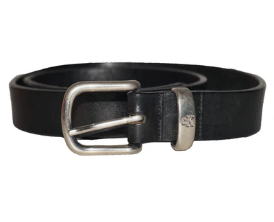 Cinturón de cuero italiano negro vintage CALVIN KLEIN PEQUEÑO/HECHO EN EE. UU. Foto 1 de 4