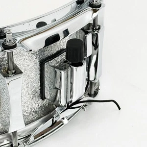 Pork Pie Maple Snare Drum 14x5 Used 8-Ply Silver Sparkle Drum - Picture 1 of 9