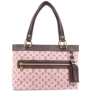 Authentic Louis Vuitton Monogram Mini Lucille PM Handbag Cerise M92678 F/S - Picture 1 of 22