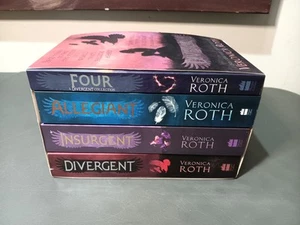 Divergent Boxed Set Veronica Roth Allegiant Insurgent Four YA Fantasy - Picture 1 of 6