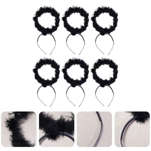 Copricapo Angelo Halloween Finto Cosplay Gioco di Ruolo 6 Pezzi - Foto 1 di 12