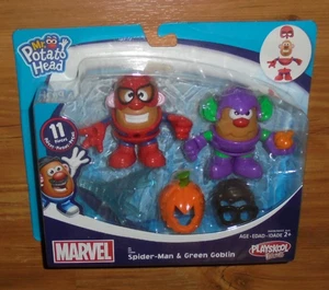Mr. Testa di patata Marvel 11 pezzi. Set Spider-Man & Green Goblin Hasbro 2015 - Foto 1 di 5