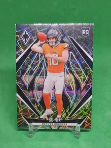 2024 Panini Phoenix Bo Nix RC Lazer Prizm Rookie Inserto #159 Denver Broncos - Foto 1 di 1