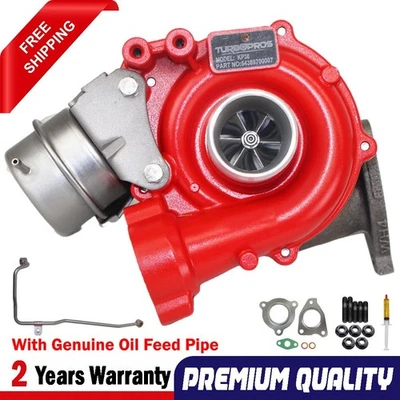 Turbo de alto flujo GEN1 + tubo de alimentación de aceite genuino para Nissan X-Trail TL / TS R9M 1,6 L Foto 1 de 4