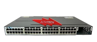 思科 WS-C3750X-48PF-S Catalyst 3750-X 48 端口 10/100/1000 PoE+ 交换机 — 第 1/4 张图片