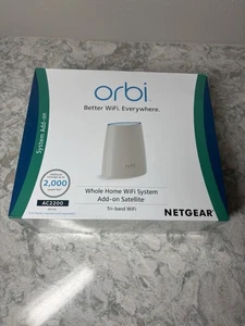 NEW NETGEAR Orbi AC2200 Tri-band Mesh WiFi System Add-on RBS400-100NAS Sealed - Picture 1 of 9