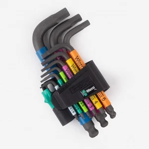 Wera 133164 Multicolor 2 Metric Hex-Plus L-key Set, BlackLaser - Picture 1 of 8