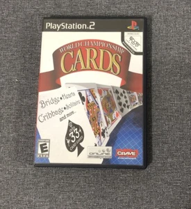 World Championship Cards (Playstation 2, 2008) PS2 CIB Complete!!! - Picture 1 of 4