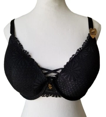 NWT SO Bralettes Wire-free Lacey Padded Convertible Straps- Large - Image 1 of 3