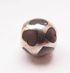 Genuine Pandora Beads Element Love Shimmering Heart 790398MP3 Silver Charms 5 - Picture 1 of 2