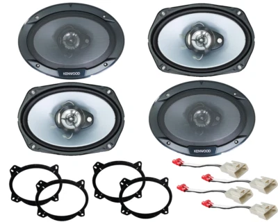 Kenwood 6x9" Front Door & Rear Deck Speakers for 2002-2011 Toyota Camry - Image 1 of 4