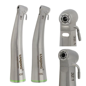 Dental Surgical Handpiece 32:1 Reduction Contra Angle Implant LED Fiber Optic - Picture 1 of 42