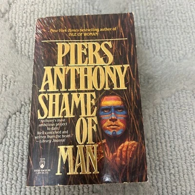 Shame Of Man Fantasy Paperback Book by Piers Anthony from Tor Books 1995 - Image 1 of 4