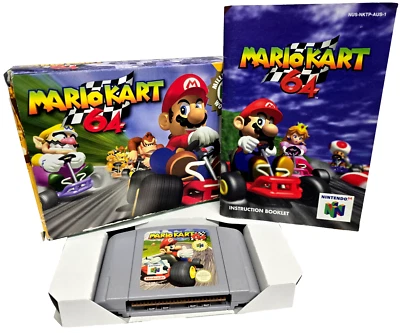 Mario Kart 64 Nintendo 64 N64 Boxed PAL *Complete* - Image 1 of 4