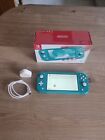 Nintendo Switch Lite Turquoise Handheld Console - Charger Great condition Boxed 