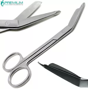 Nuevos instrumentos de vendaje de vendaje médico quirúrgico lister tijeras de 5,5" enfermera - Imagen 1 de 6
