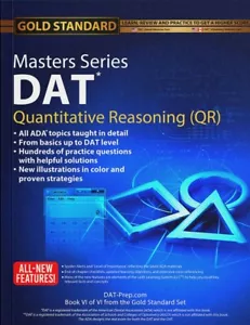 DAT Prep 2025, DAT Quantitative Reasoning (QR) by Gold Standard DAT, OAT QR - Bild 1 von 2
