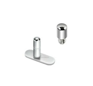 Micro Dermal Screw Top Head Healing Post 316L Surgical Steel Stud Thread - Picture 1 of 3