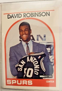 DAVID ROBINSON 1989-90 NBA HOOPS BASKETBALL RC ROOKIE #138 NM - Picture 1 of 2